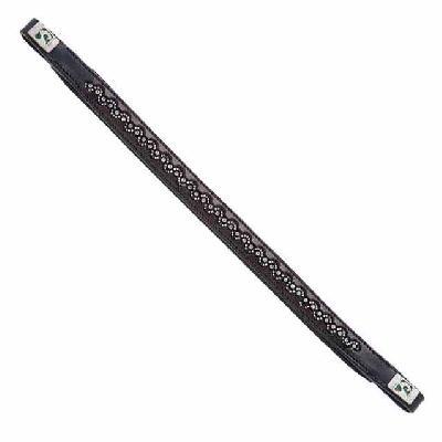 Frontalera de cuero de 1� calidad con aut�nticos cristales SWAROVSKI