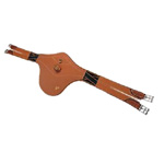 Cincha protectora cuero para salto Pessoa