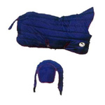 Manta acolchada de nylon con cubrecuello y protector de cola Country