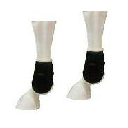 Protectores Mehis cuero-pvc, cierre con hebillas, menudillo