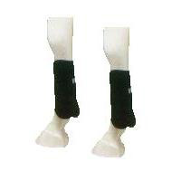 Protectores Mehis Velplast cuero, cierre con 2 velcros, delantero