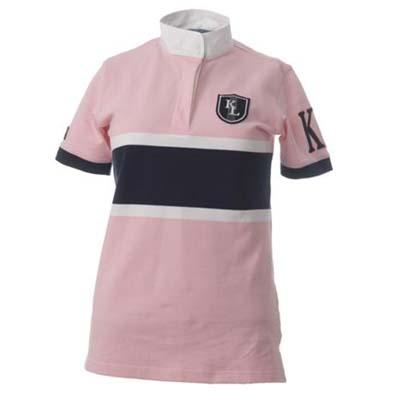 Camiseta Kingsland, se�ora rosa franja azul