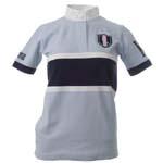 Camiseta Kingsland se�ora, celeste franja azul