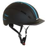 Casco CAS CO Youngster Dinamite Negro mate con azul