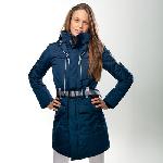 Cazadora Linnea larga femenina c/ cintur�n