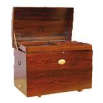 Caj�n para mantas de madera