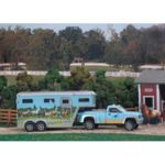 B5350 - Stablemates Pick up Truck & Gooseneck Trailer