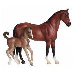 Breyer 62033/591051 Blood bay warmblood and foal