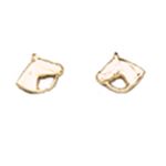 Pendientes en bisuteria caballo