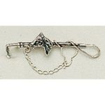Sujeta corbatas en plata cabeza caballo