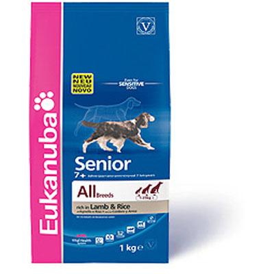 Pienso Eukanuba senior de mantenimiento con cordero y arroz 15kg