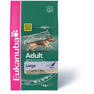 Pienso Eukanuba Adulto cordero y arroz razas grandes 3kg