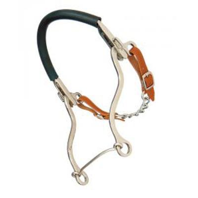 Bocado Hackamore largo inoxidable