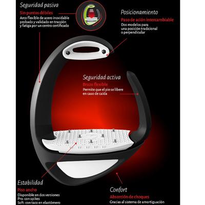 Estribo Compositi Ellipse Pro (Con spikes)