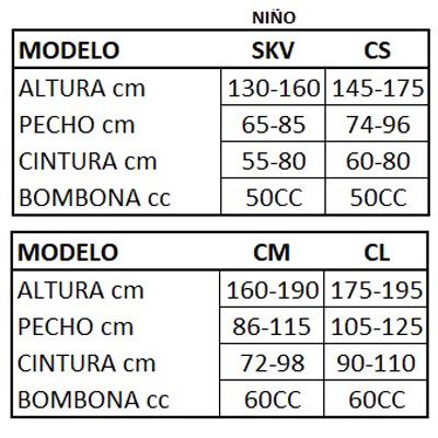 Chaleco AIRBAG HIT-AIR NIO M-XL (SKV)