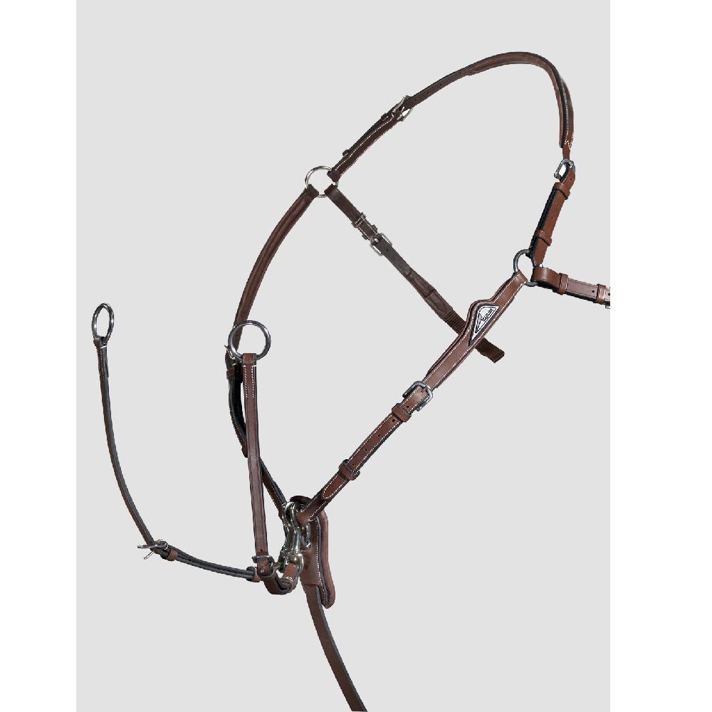 Pechopetral Equiline cuero latiguillos laterales