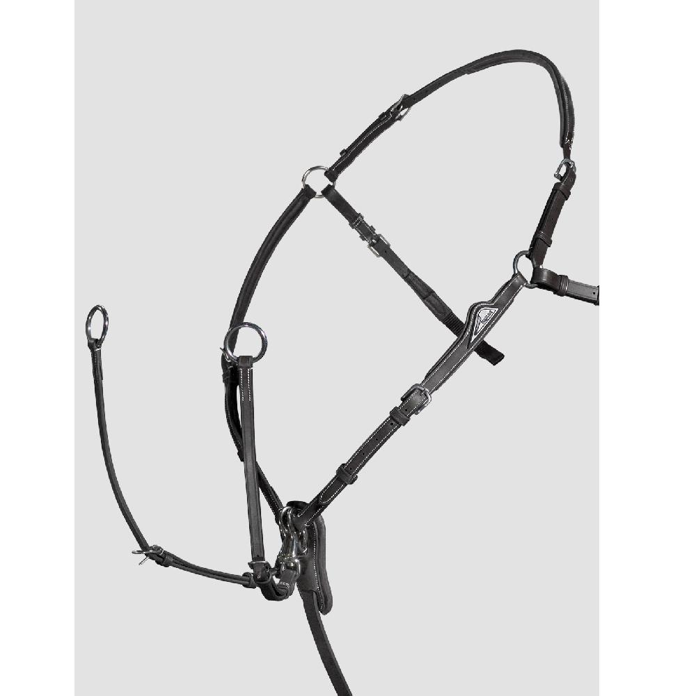 Pechopetral Equiline cuero latiguillos laterales