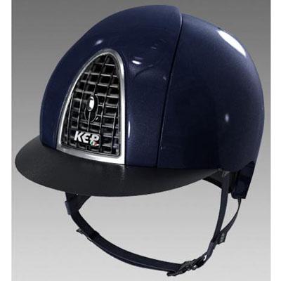 Casco Kep Italia Cromo shine con grid negro