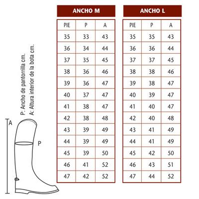 Bota inglesa con cremallera y elstico