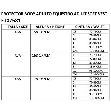 Body protector adulto Equestro