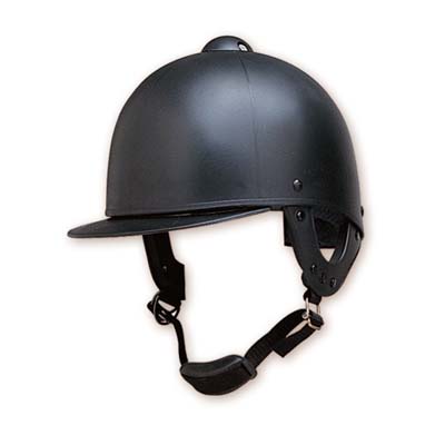 Casco de montar de cross, negro