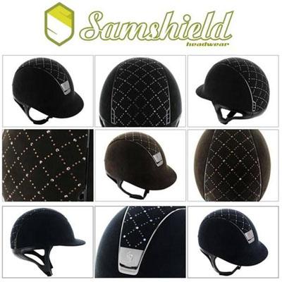 Casco Samshield Premium Rombo con cristales Swarovski