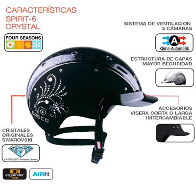 Casco Cas Co Spirit-3 Crystal Floral