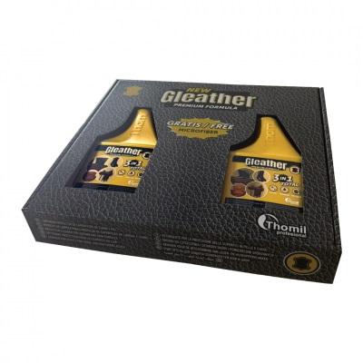 Gleather limpiador de piel y cuero 500ml - Blister (2 unidades balleta de regalo)