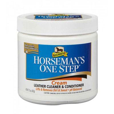 Horsemans One Step crema para el cuero