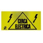 Letrero indicador de Cerca elctrica