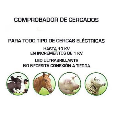 Comprobador de cercados electricos