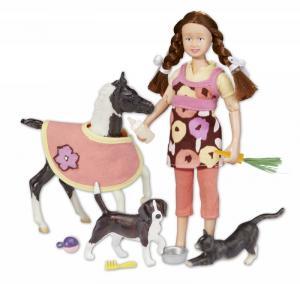 B61047/591061 Pet sitter set (mueca, potrillo y animales