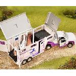 B5369 - Horse crazy truck and trailer (Coleccin Stablemates)