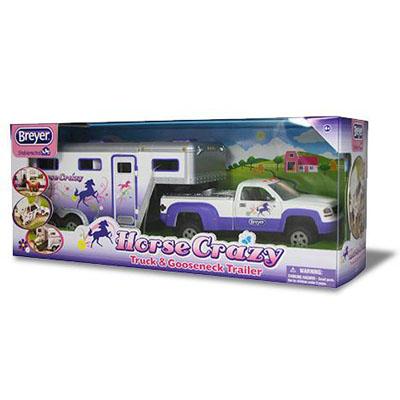 B5369 - Horse crazy truck and trailer (Coleccin Stablemates)