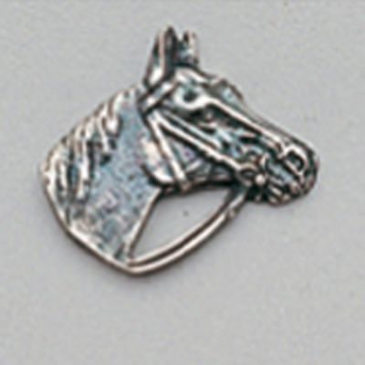 Pin en plata caballo