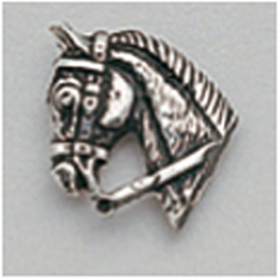 Pin en plata caballo