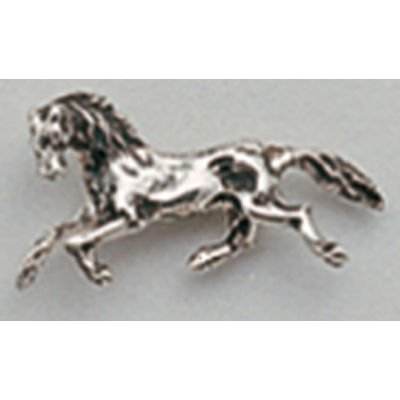 Pin en plata caballo